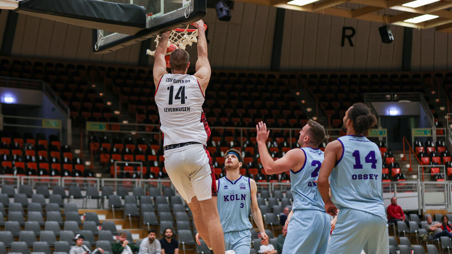 Dominierte in Münster: Jonas Gottschalk (Leverkusen, Nr. 14) - Foto: Frank Fankhauser