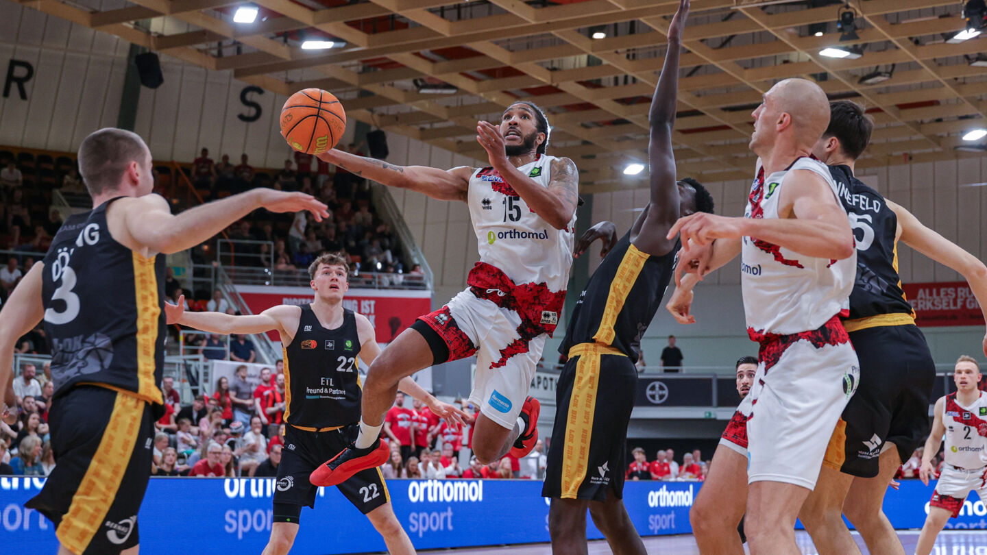 Donte Nicholas will mit den GIANTS ins ProB-Finale einziehen. Foto: Fankhauser