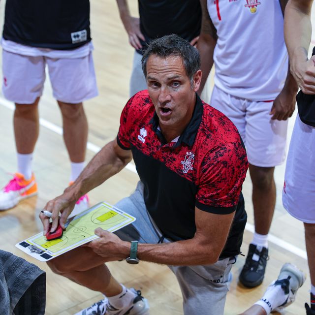 Coach Hansi Gnad war mit der Leistung seiner Mannschaft in Haspe nicht zufrieden / Foto: Frank Fankhauser