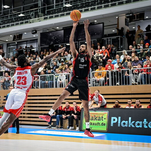 In Düsseldorf mussten Donte Nicholas und seine Kollegen die neunte Niederlage in Serie hinnehmen / Foto: Gero Müller-Laschet