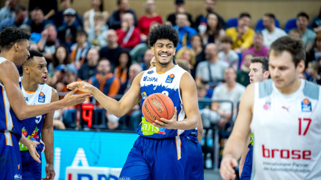 Einer der Emotionen zeigt: Gabriel de Oliveira kommt aus der BBL nach Leverkusen / Foto: Gunnar Rosenow