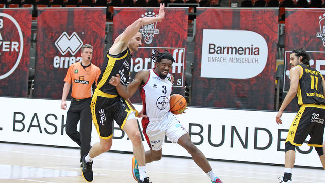 Quentin Goodin & Co. bekommen es im Halbfinale mit den Tigers Tübingen zu tun / Foto: Michael Fleschenberg