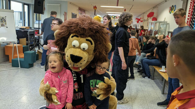 Lionel war bei der Hugo-Kükelhaus-Schule mittendrin.