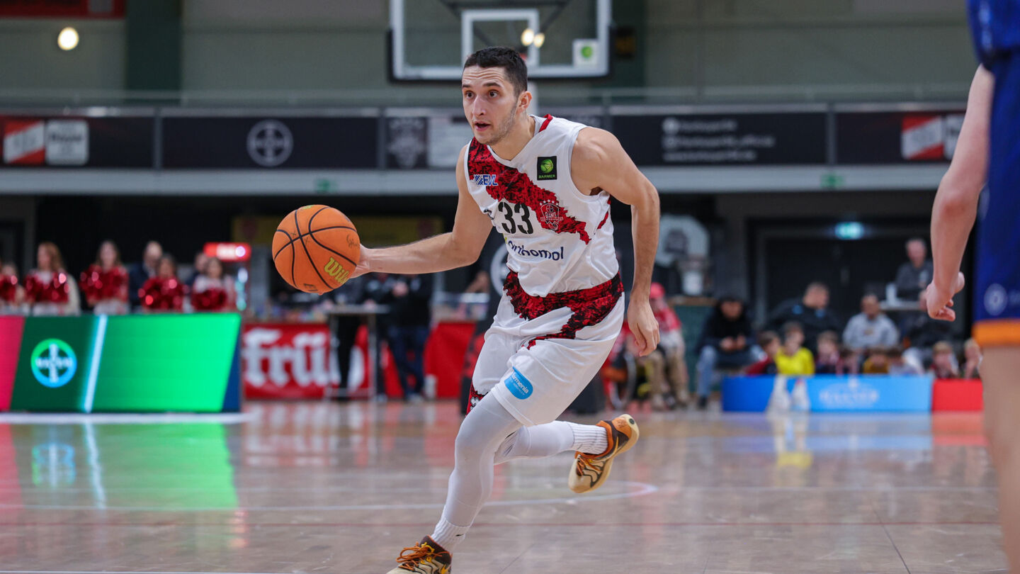 Dimitrije "Dimi" Djordjevic freut sich auf das Spiel gegen die Kangaroos / Foto: Frank Fankhauser