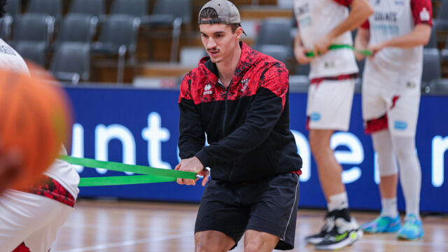 GIANTS-Athletik-Trainer Mauriz Golka ist im Sommer auch für den DBB im Einsatz. Foto: Fankhauser