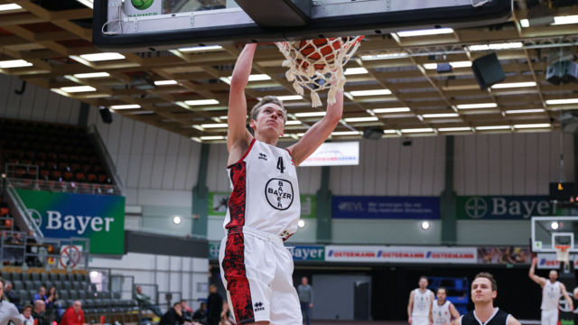 Es schepperte ordentlich: Lennart Litera "stopfte" erfolgreich gegen Recklinghausen / Foto: Frank Fankhauser (@effefffoto)
