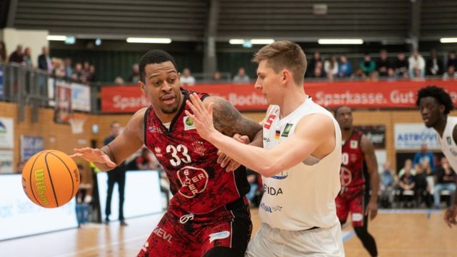 Auch 15 Punkte von Nick Hornsby konnten die BAYER-Niederlage nicht verhindern / Foto: VfL SparkassenStars Bochum