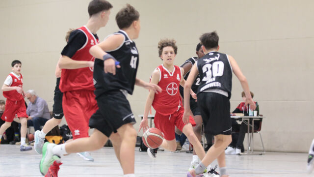 Die Regionalliga-U14 konnte gegen Münster Platz 2 behaupten. Foto: Pulsfort