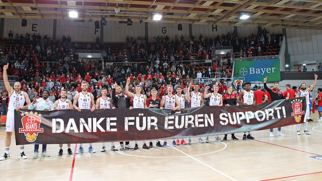 Die BAYER GIANTS sind in die Playoffs eingezogen. Foto: Fleschenberg