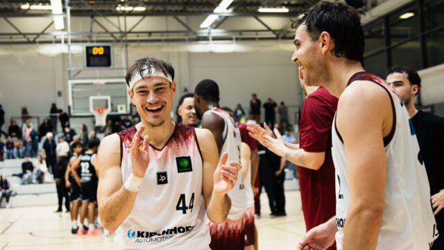 Jubelt von nun an im GIANTS-Dress: Luca Michels (#44) / Foto: Iserlohn Kangaroos