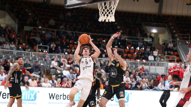 Stand für BAYER knapp 19 Minuten auf dem Parkett: Jug Bogdan / Foto: Uwe Pulsfort