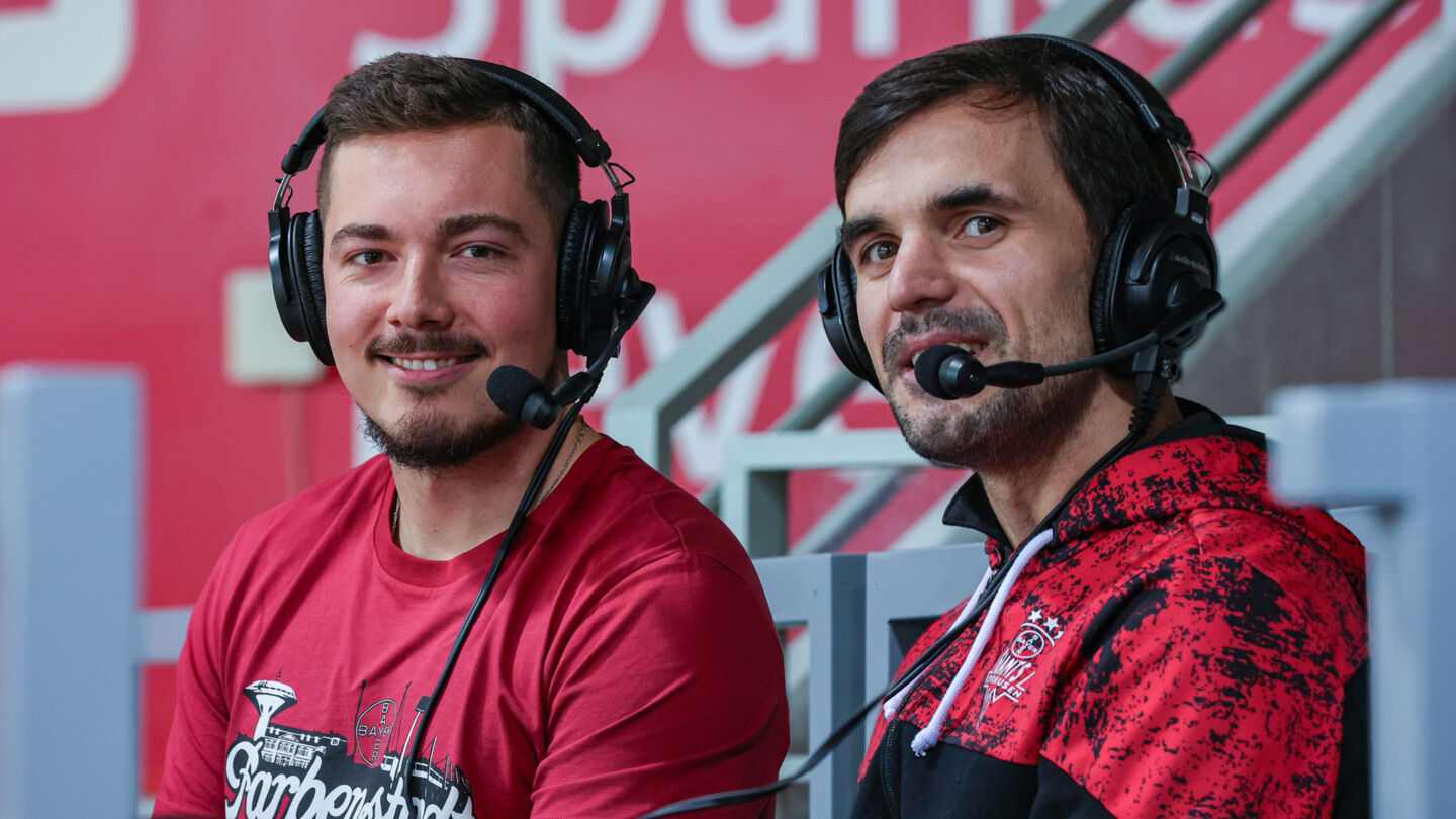 Hendrik Scheler (l.) gibt seine Position als Hauptkommentator ab - Christopher Kwiotek (r.) übernimmt / Foto: Frank Fankhauser