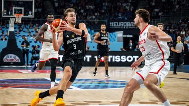 Unnachahmlich: Franz Wagner gewann mit Deutschland den EM-Titel 2025 (Foto: FIBA / Camera 4)