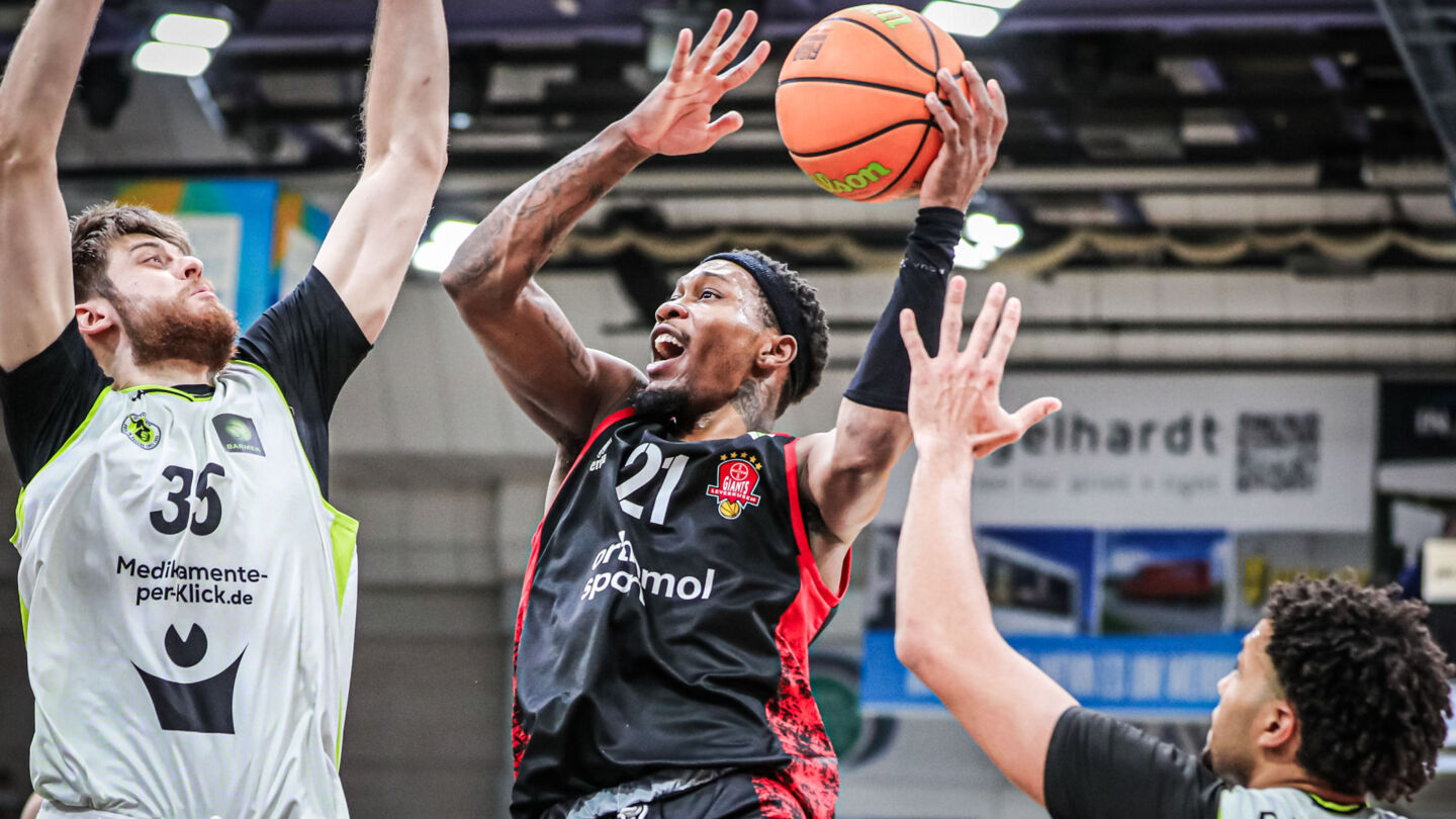 John Williams Jr. konnte die Niederlage der GIANTS in Bayreuth nicht verhindern. Foto: Ochsenfoto