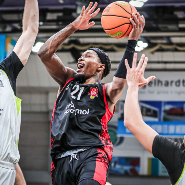 John Williams Jr. konnte die Niederlage der GIANTS in Bayreuth nicht verhindern. Foto: Ochsenfoto