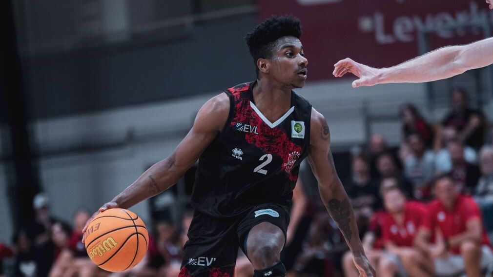 War mit 12 Punkten bester Scorer der GIANTS: Trey McBride / Foto: Nils Althoff