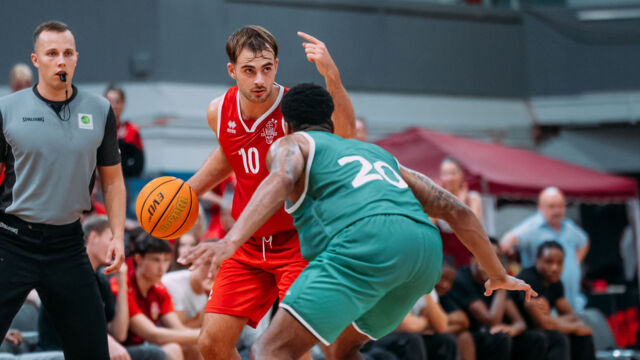 Sebastian Brach und die GIANTS mussten gegen Trier eine Niederlage hinnehmen / Foto: Nils Althoff
