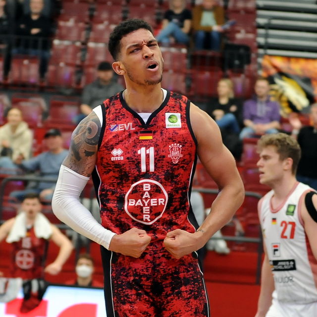 Die Muskeln spielen ließ Ferenc Gille bei den Artland Dragons / Foto: Robert Gertzen