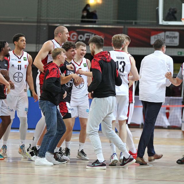 Einmal mehr konnten die BAYER GIANTS nach Verlängerung einen Sieg feiern / Foto: Michael Fleschenberg