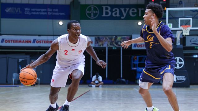 Melik Martin und die BAYER GIANTS Leverkusen gehen künftig getrennte Wege / Foto: Frank Fankhauser