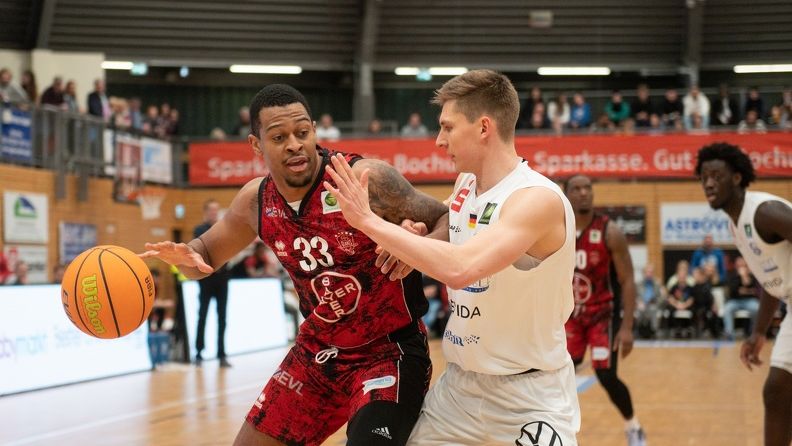 Auch 15 Punkte von Nick Hornsby konnten die BAYER-Niederlage nicht verhindern / Foto: VfL SparkassenStars Bochum