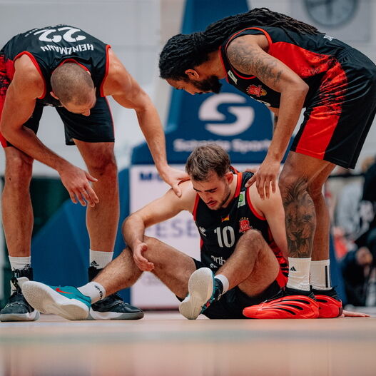 Aufstehen und weitermachen: Die GIANTS verlieren in Wolmirstedt / Foto: SBB Baskets