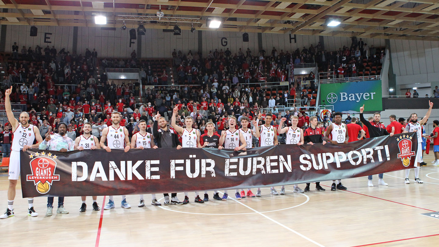 Die BAYER GIANTS sind in die Playoffs eingezogen. Foto: Fleschenberg