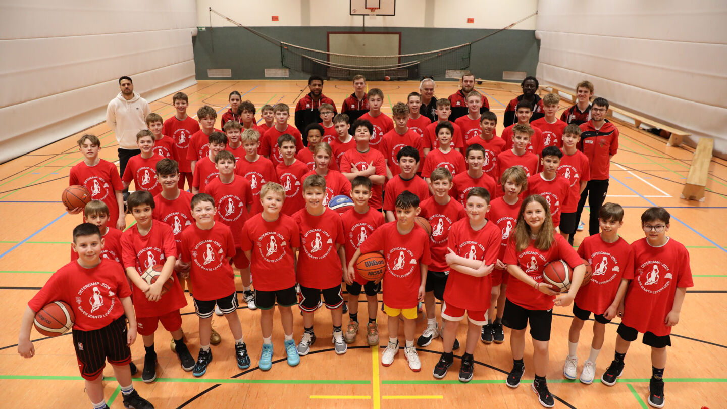 Basketball non stop gab es wieder im GIANTS Ostercamp. Foto: Pulsfort