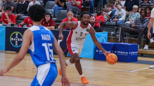Branden Maughmer gewann mit seinen Teamkollegen in Weimar 68:66 / Foto: Frank Fankhauser (@effefffoto)
