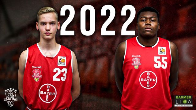 Lennart Litera und Joel Lungelu (von l. nach r.) sind im Team der GIANTS / Foto: F. Fankhauser