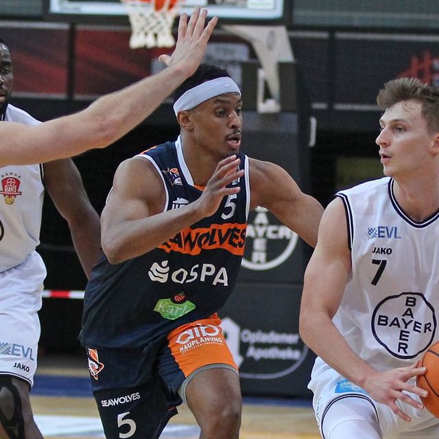 Grant Dressler und seine Mitspieler waren gegen Rostock nicht zu bremsen / Foto: M. Fleschenberg