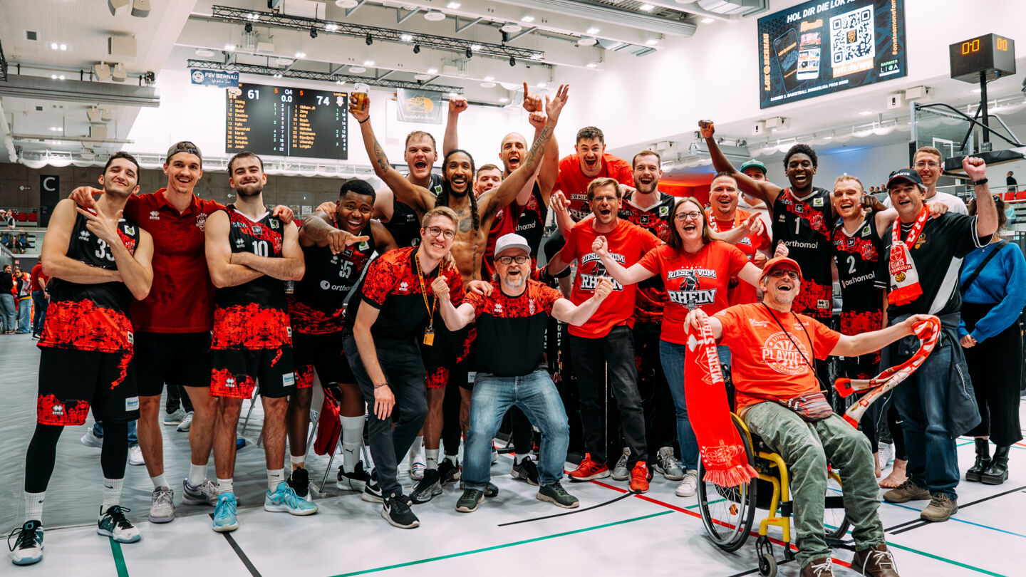 Die BAYER GIANTS haben den Aufstieg in die ProA perfekt gemacht / Foto: Nils Althoff