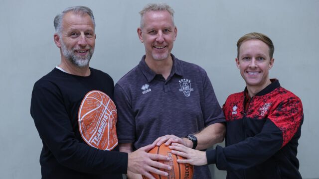Das "NBBL-Trio" von links nach rechts: Frank Baum, Karsten Schul und Gerrit Burdag / Foto: Frank Fankhauser (@effefffoto)