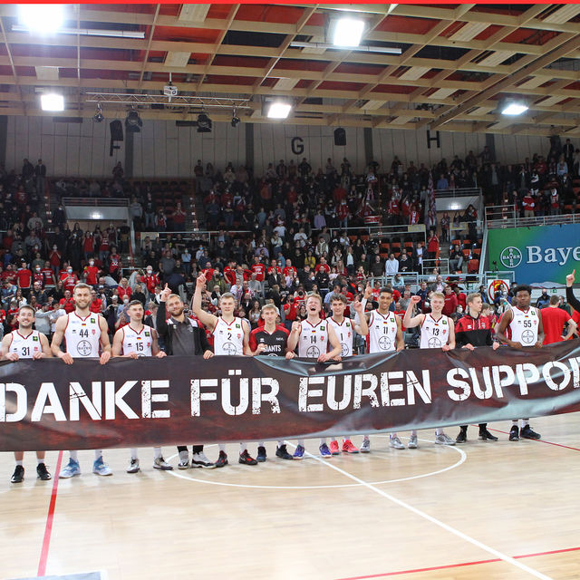 Die BAYER GIANTS sind in die Playoffs eingezogen. Foto: Fleschenberg
