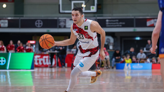 Dimitrije "Dimi" Djordjevic freut sich auf das Spiel gegen die Kangaroos / Foto: Frank Fankhauser