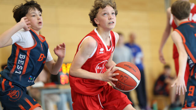 Die U14 musste sich im Top-Duell Bonn geschlagen geben.